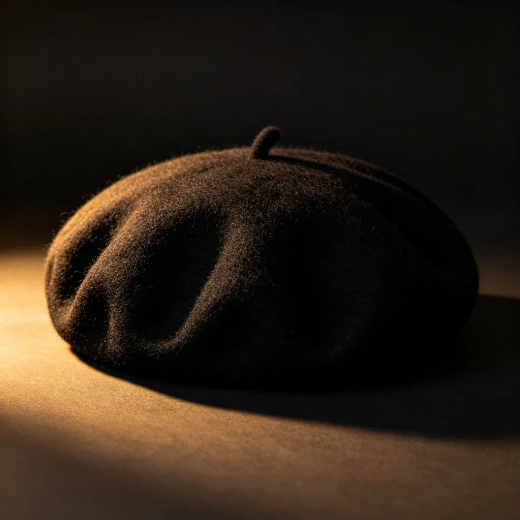 Custom wool beret