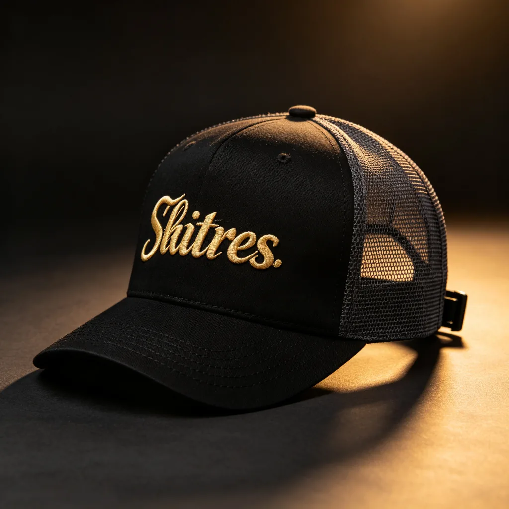 Custom mesh trucker hat